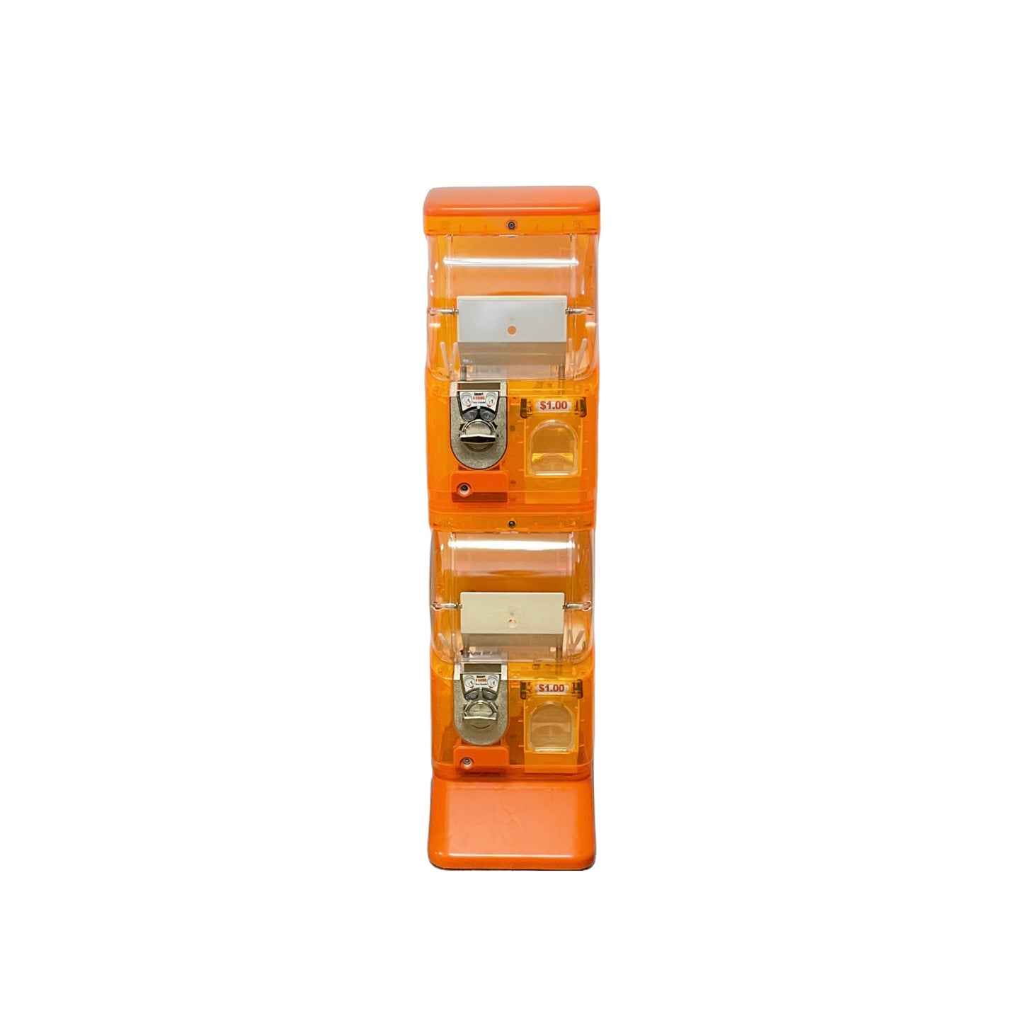 Bright Box Capsule Vending Machine -Orange Body / Orange Top 008