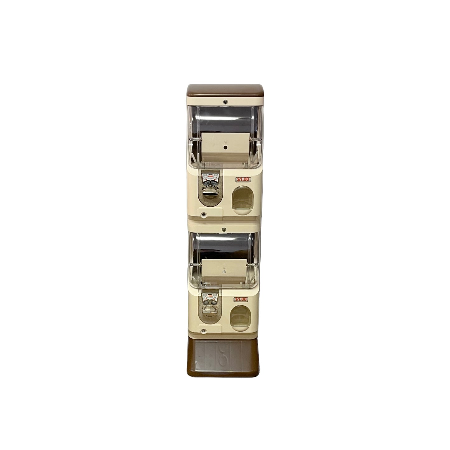 Bright Box Capsule Vending Machine - Ivory Body / Coffee Top 007