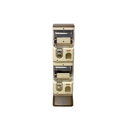 Bright Box Capsule Vending Machine - Ivory Body / Coffee Top 007