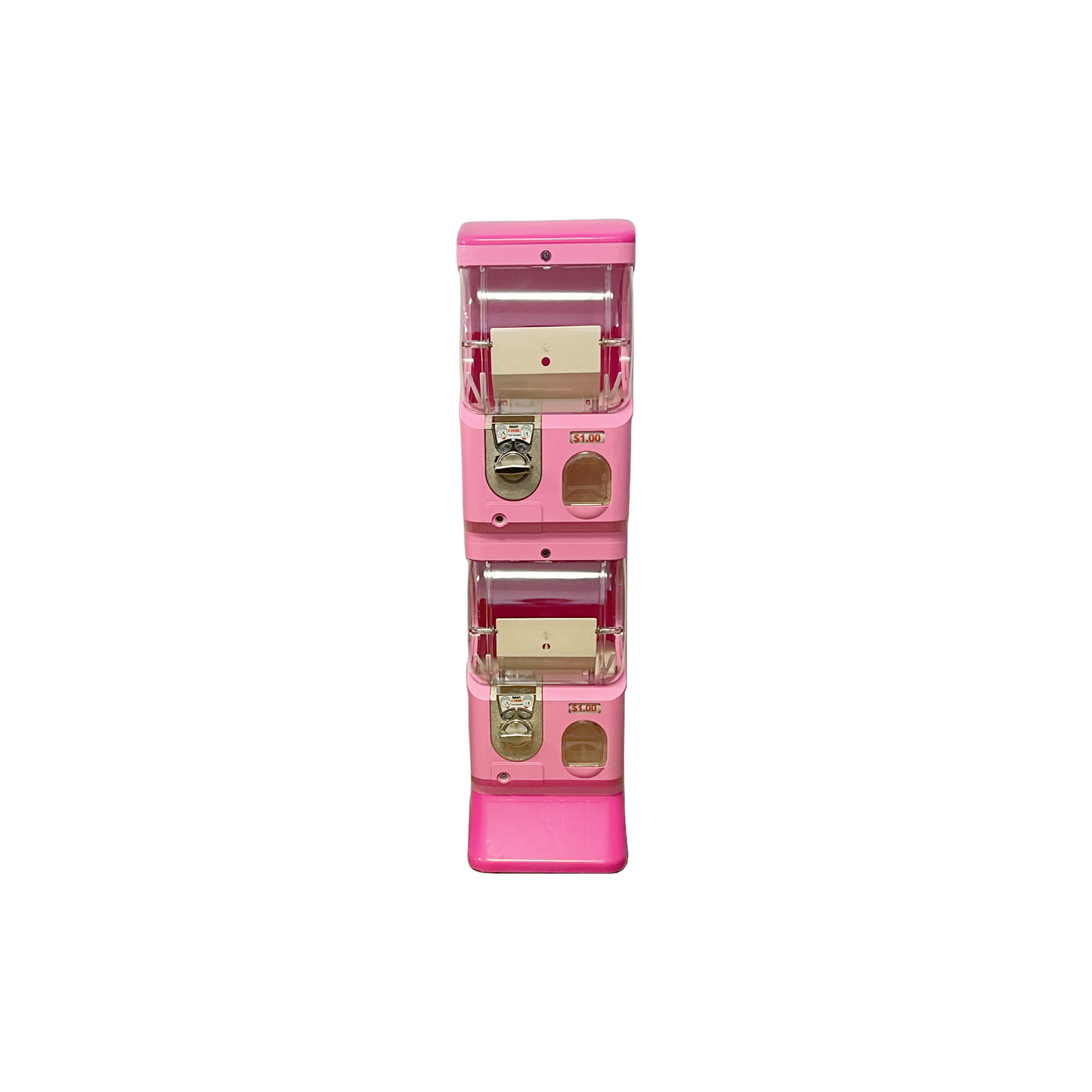 Bright Box Capsule Vending Machine - Solid Pink Body / Solid Pink Top 002