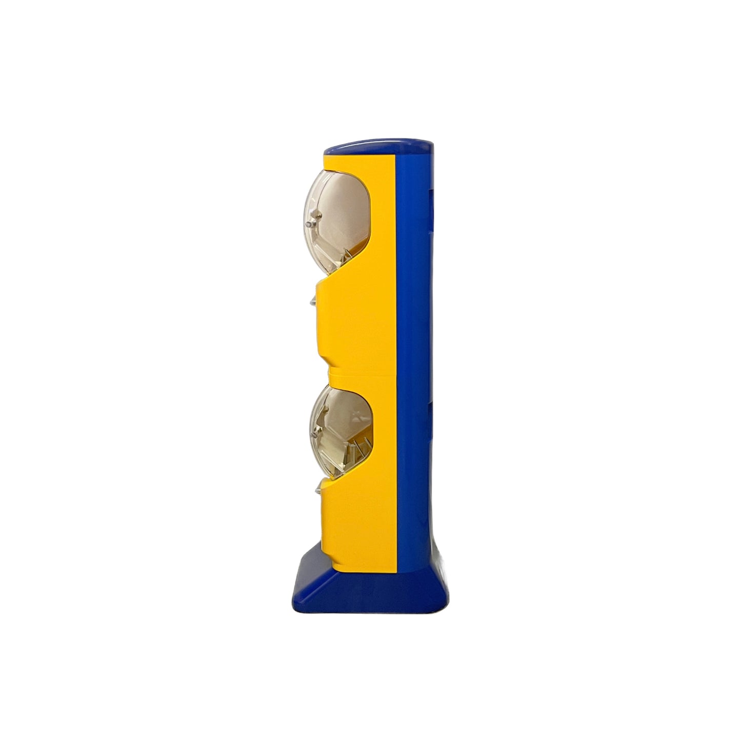 Bright Box Capsule Vending Machine - Yellow Body / Blue Top