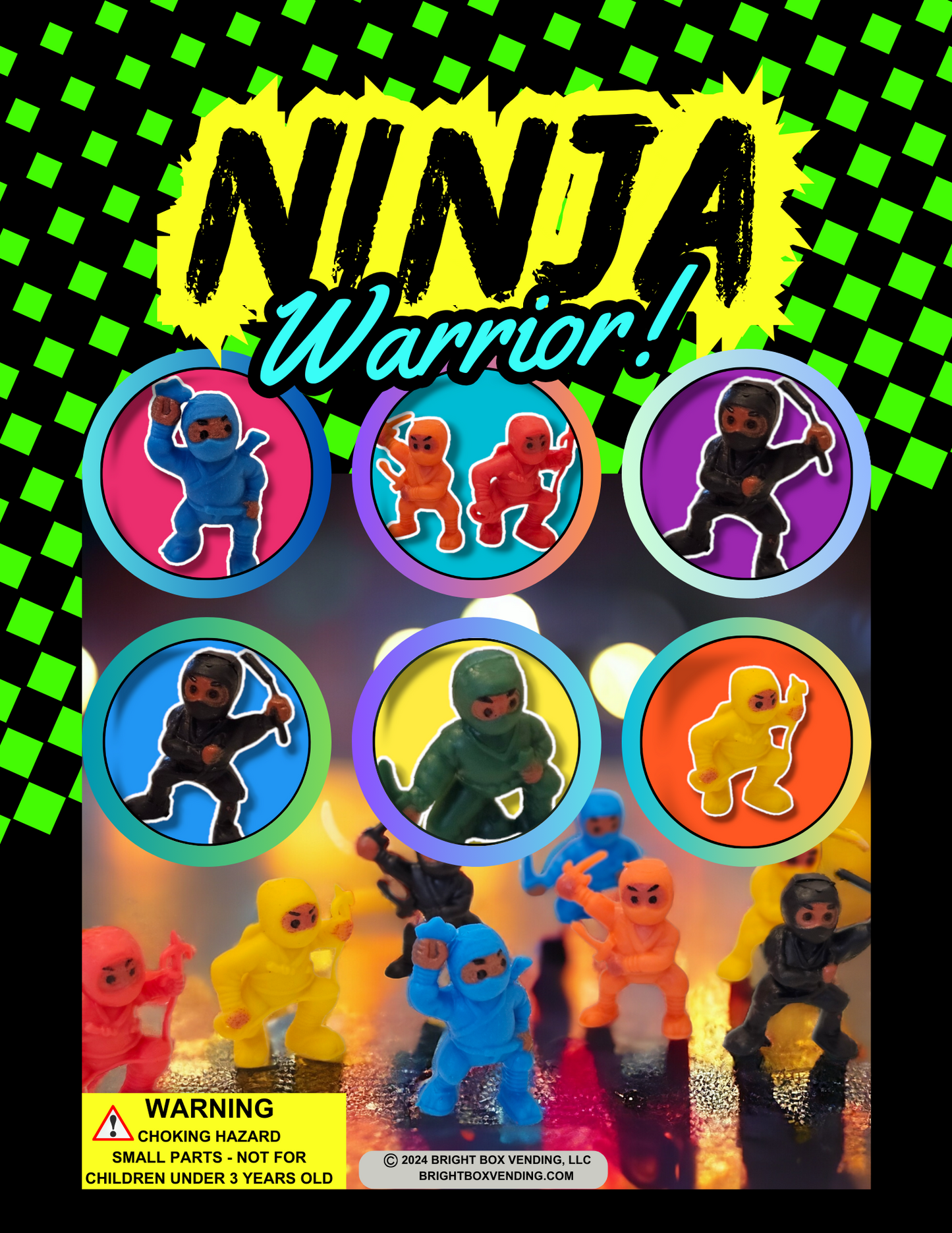 Ninja Warrior Display Card